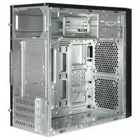 micro korpusas - Inter-Tech IT-6521 Tiesi Juodas (Black) - 4 nuotrauka