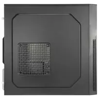 micro korpusas - Inter-Tech IT-6521 Tiesi Juodas (Black) - 5 nuotrauka
