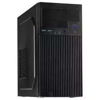 micro korpusas - Inter-Tech IT-6521 Tiesi Juodas (Black) - 7 nuotrauka