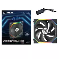 argb fan 120 mm - Lian Li UNI FAN SL Wireless 120 ARGB PWM Ventiliatorius 120 mm Juodas (Black) - 2 nuotrauka