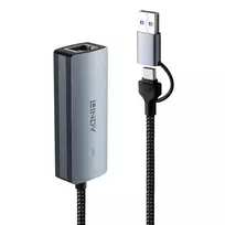 usb ethernet adapteris - Lindy USB 3.2 Gen 1 į 5G Ethernet adapteris Juodas (Black) - 4 nuotrauka
