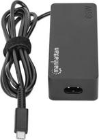 usb c 65w ikroviklis - MANHATTAN USB-C Power Delivery Nešiojamas kompiuteris-įkroviklis 65 W juodas - 4 nuotrauka