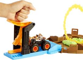 dzipas - Triukų rinkinys „Padanga džipams“ Hot Wheels - 3 nuotrauka