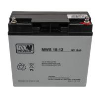 elektros automobilio - MWpower  MWS 12V 18Ah M5(T13) AGM - 3 nuotrauka