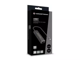 usb ethernet adapteris - Adapteris AV Conceptronic CONCEPTRONIC Adapteris USB-C -> 2,5GbE 2xUSB-C USB-A 0,15m sw - 2 nuotrauka