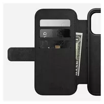 modernus namas - Nomad Modern Leather Folio dėklas skirtas Apple iPhone 17 Pro gelsvai rudos spalvos (Tan) - 3 nuotrauka