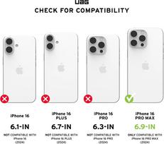 iphone 9 - UAG Civilian Magsafe dėklas iPhone 16 Pro Max - Mėlynas (Blue) - 3 nuotrauka
