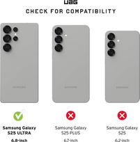 samsung mobilius - UAG Essential Armor Magnet dėklas Samsung Galaxy S25 Ultra 5G - Juodas (Black) - 3 nuotrauka