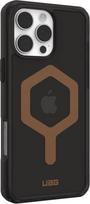s23 magsafe - Urban Armor Gear "Plyo MagSafe Case for iPhone 16 Pro Max" Juodas/Bronza (Black/Bronze) - 4 nuotrauka