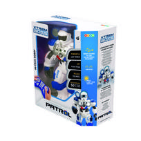 robotai zaislai - XTREAM BOTS Interaktyvus robotas „Patrol Bot“, Mėlyna/Balta (Blue/White) - 5 nuotrauka