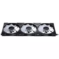 phanteks m25 140 gen2 - Phanteks M25 Gen2 PWM D-RGB Ventiliatorius 3pcs - Reverse, 140mm, Juodas (Black) - 3 nuotrauka