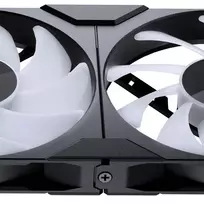 phanteks m25 140 gen2 - Phanteks M25 Gen2 140mm PWM D-RGB Ventiliatorius, 3 pak., Juodas (Black) - 2 nuotrauka