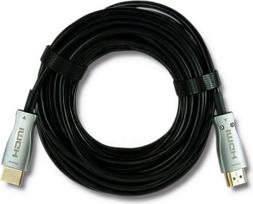 hdmi laidas 20m - Qoltec HDMI Cable v.2.0 A Male to HDMI A Male AOC 20m Black/Silver - 5 nuotrauka