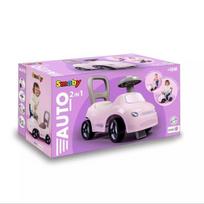 paspiriamos masineles rozine - Paspiriama mašinėlė Smoby Auto 2in1, rožinė (Pink) - 4 nuotrauka