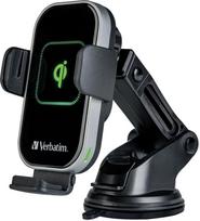 wireless charger - Automobilinis telefono laikiklis - įkroviklis Verbatim FWC-02, USB Type C, 11.6 cm, juoda, 15 W - 2 nuotrauka