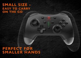 game controller - Deltaco Gaming Mini Controller Wireless Juodas (Black) - 2 nuotrauka