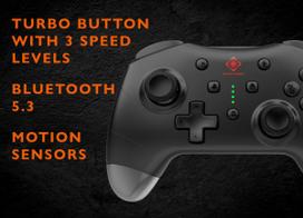 game controller - Deltaco Gaming Mini Controller Wireless Juodas (Black) - 3 nuotrauka