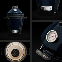 minimo - KAMADO BONO EVO Minimo 41 cm, Mėlyna (Blue) - 2 nuotrauka