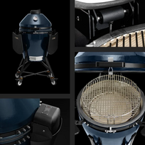 kamado bono evo - KAMADO BONO EVO MEDIA 56 cm, Mėlyna (Blue) - 2 nuotrauka