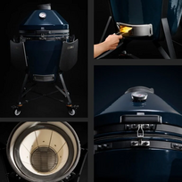 kamado bono evo grande - Kamado Bono EVO Grande 64 cm, Mėlyna (Blue) - 2 nuotrauka