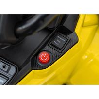 vaikiskas keturratis - Vaikiškas elektrinis keturratis Can-Am Outlander ATV, geltonas (Yellow) - 5 nuotrauka