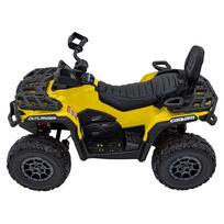 vaikiskas keturratis - Vaikiškas elektrinis keturratis Can-Am Outlander ATV, geltonas (Yellow) - 7 nuotrauka