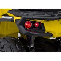 vaikiskas keturratis - Vaikiškas elektrinis keturratis Can-Am Outlander ATV, geltonas (Yellow) - 12 nuotrauka