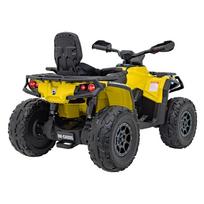 vaikiskas keturratis - Vaikiškas elektrinis keturratis Can-Am Outlander ATV, geltonas (Yellow) - 21 nuotrauka