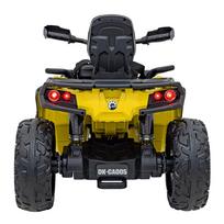 vaikiskas keturratis - Vaikiškas elektrinis keturratis Can-Am Outlander ATV, geltonas (Yellow) - 22 nuotrauka