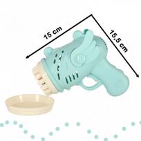 burbulu aparatas - Muilo burbulų pistoletas Angel, mėlynas (Blue) - 12 nuotrauka