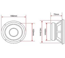 garsiakalbiai 165 - Blow A-165 200W 8Ohm - 3 nuotrauka
