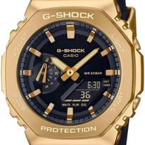 casio g shock - CASIO G-SHOCK GM-2100YMG-9AER Juodas (Black) - 8 nuotrauka