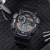 casio laikrodziai vyrams - CASIO Digital Moonphase WS-1500H-1A Juodas (Black) - 8 nuotrauka