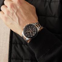 hugo boss laikrodis - HUGO BOSS HERO 1513757 Sidabrinis/Auksinis (Silver/Gold) - 5 nuotrauka
