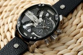 diesel laikrodis - DIESEL DZ7313 Mr. Daddy 2.0 Juodas (Black) - 4 nuotrauka
