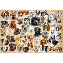 puzzle 1500 - Castorland Collage With Dogs 151943, 1500 det. - 2 nuotrauka