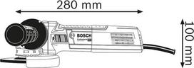 elektrinis kampinis slifuoklius - Kampinis šlifuoklis Bosch GWX 750-125 - 2 nuotrauka
