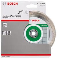 pjovimo diskai 125 - Deimantinis pjovimo diskas Bosch PROFESSIONAL FOR CERAMIC; 125 - 4 nuotrauka