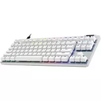 logitech g pro x - Logitech G Pro X TKL Rapid Baltas (White) - 4 nuotrauka