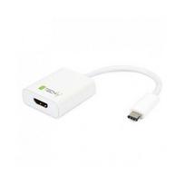 hdmi kabelis baltas - Techly Adapter USB to HDMI White - 1 nuotrauka