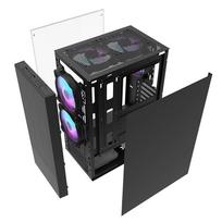 argb ventiliatoriai - Darkflash A290 Case + 3 ARGB Fans - 4 nuotrauka