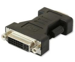 dvi i vga adapter - Techly Adapter DVI to VGA Black - 1 nuotrauka