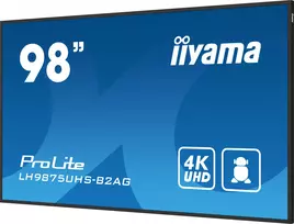 lentos 5 - Iiyama ProLite LH9875UHS-B2AG 98", LED, 4K, Juodas (Black) - 4 nuotrauka