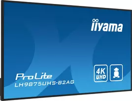 lentos 5 - Iiyama ProLite LH9875UHS-B2AG 98", LED, 4K, Juodas (Black) - 5 nuotrauka