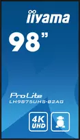 lentos 5 - Iiyama ProLite LH9875UHS-B2AG 98", LED, 4K, Juodas (Black) - 7 nuotrauka