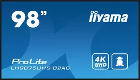 lentos 5 - Iiyama ProLite LH9875UHS-B2AG 98", LED, 4K, Juodas (Black) - 8 nuotrauka