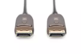 displayport cable - ASSMANN DisplayPort AOC Hybrid-fiber connection cable M/M 10m UHD 8K60Hz CE gold bl - 2 nuotrauka