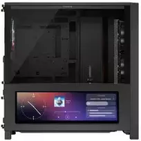 corsair 4000d - Corsair FRAME 4000D LCD RS ARGB Midi-Tower Juodas (Black) - 2 nuotrauka