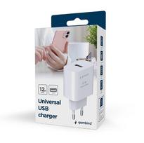 usb 2.4 a - CHARGER USB UNIVERSAL 2.4A/BLACK TA-UC-1A12-01-BK GEMBIRD - 2 nuotrauka