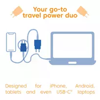 30 w usb c pakrovejas - MOBILE CHARGER WALL USB-C/2PK 30W ORANGE CAC-3023 CLUB3D - 6 nuotrauka